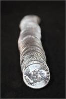 Roll of 40 UNC Washington Silver Quarters