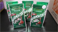 Lot of 5 - LINDT LINDOR Peppermint Cookie Truffles