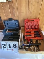 Hammers, screwdriver set, misc. tools