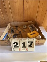 Snap ring plier kits, drill bits, calipers