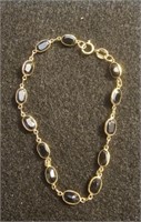 14K GOLD AND REAL SAPPHIRES BRACELET. FOR VERY