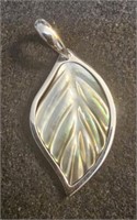 925 STERLING AND MOTHER OF PEARL PENDANT. NEW AND