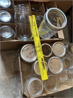2 box lot canning jars