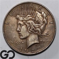 1927-D Peace Dollar, XF Bid: 70