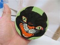 Vintage Halloween Black Cat Noise Maker 4"