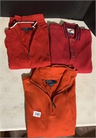 POLO 2 ZIP UP AND CUTTER & BUCK LARGE