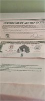 1986 Commemorative Liberty Bank Note