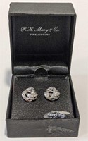 (W) R.H Macy & Co. Sterling Silver Diamond