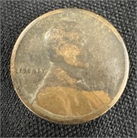 1919 S Penny Error Penny L in Rim