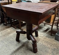 Vintage End Table with Unique Legs