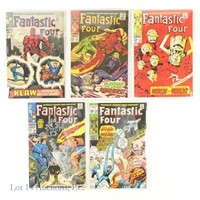 Marvel Comics Fantastic Four #56 #63 #75 #80 #114