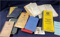 vintage railroad timetables employee books