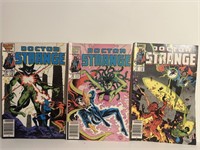 3- Vintage Dr Strange Comic books clean
