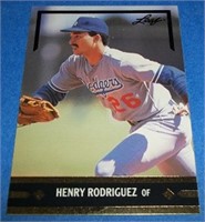 Henry Rodriguez rookie card