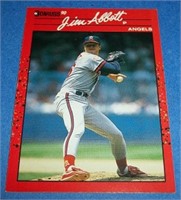 Jim Abbott rookie card