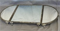 Int. Silver Co. Plate Segmented Mirror Surtout