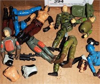 Assorted G I Joe Toy Action Figures Body Parts Box
