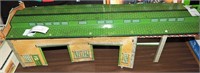 Vintage Marx Tin Litho 24"  Model Train Station