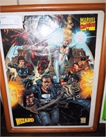 Marvel Comics Knights Wizard Framed Picture 2000