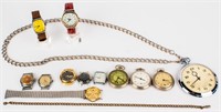 Jewelry 12 Men's Wrist & Pocket Watch Parts Repair