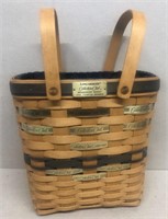Longaberger 1996 charger member basket with
