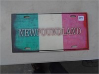 2 Newfoundland Lic. Plate
