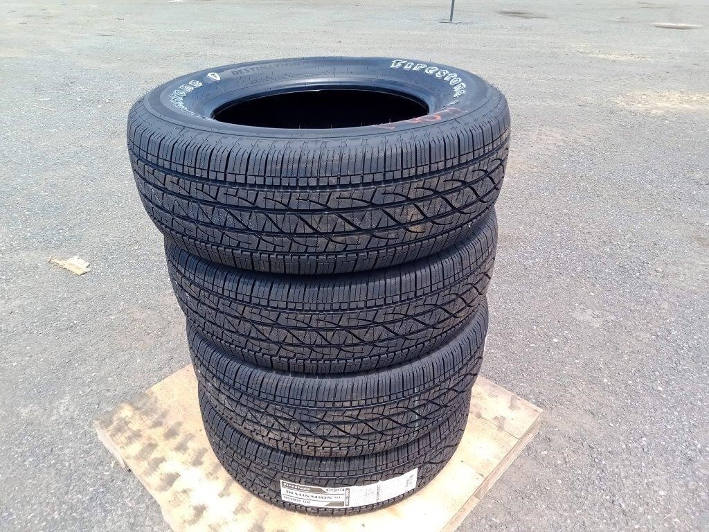 (4) Firestone Destination 265/65R18 Tires