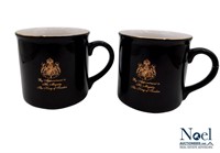 2 Gevalia Kaffe Coffee Mugs King of Sweden