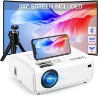 $132 VOPLLS Projector, 5G WiFi Bluetooth Outdoor