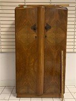 Vintage Camphor wood wardrobe closet