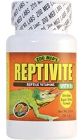 Three Bottles Zoo Med Reptivite Reptile Vitamins
