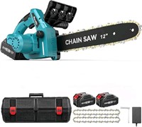 Cordless Mini Chainsaw 12 Inch, Seesii Brushless B