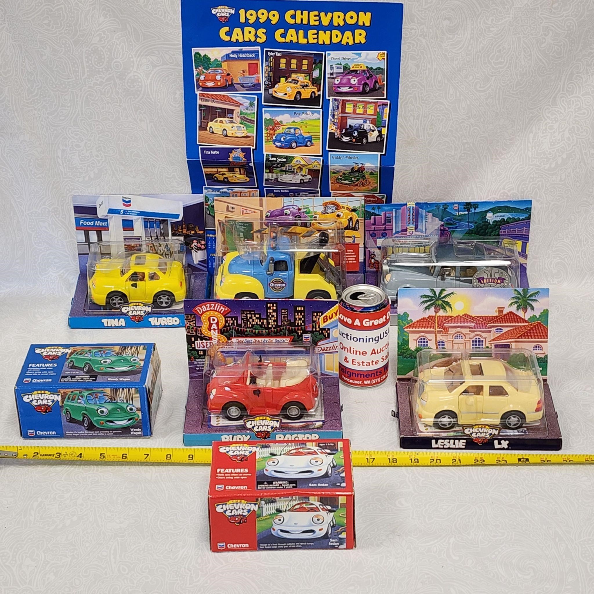 7 New In Box Chevron Collector Cars