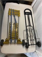 2 Rolling Luggage Carts