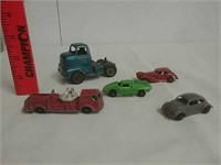 Vintage Tootsie toy cars and others