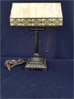 Stained Leaded Glass Desk Lamp