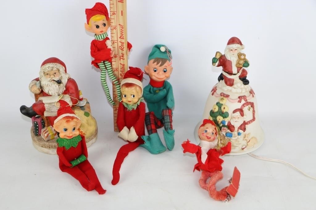 Vintage Christmas Elf's Elves & More