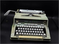 VTG Hermes 3000 portable typewriter light green