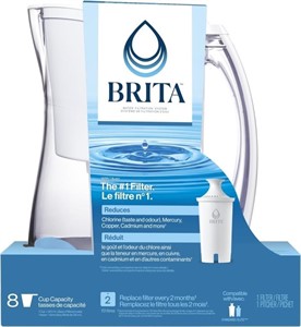 Brita 8 Cup Filter Pitcher with Indicator,