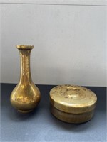 2 Pieces Decorative Brassware