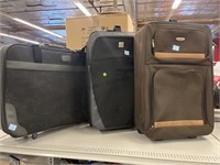 3 rolling luggage.