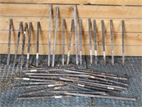 Lot of 35 Concrete Stakes