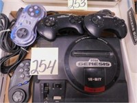 Sega Genesis 16-Bit w/ (4) Controllers (No Cords)