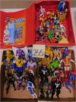 Approx. 30 Action Figures - X-Men, TMNT & Marvel