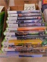 (11) XBOX 360 Games - Halo, Mass Effect,