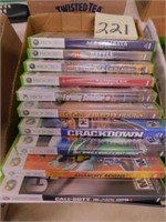 (10) XBOX 360 Games - Call of Duty, Crackdown,