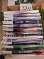 (11) XBOX 360 Games - Poker, Sonic, Call of Duty,