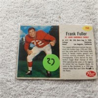 1962 POst Cereal Frank Fuller