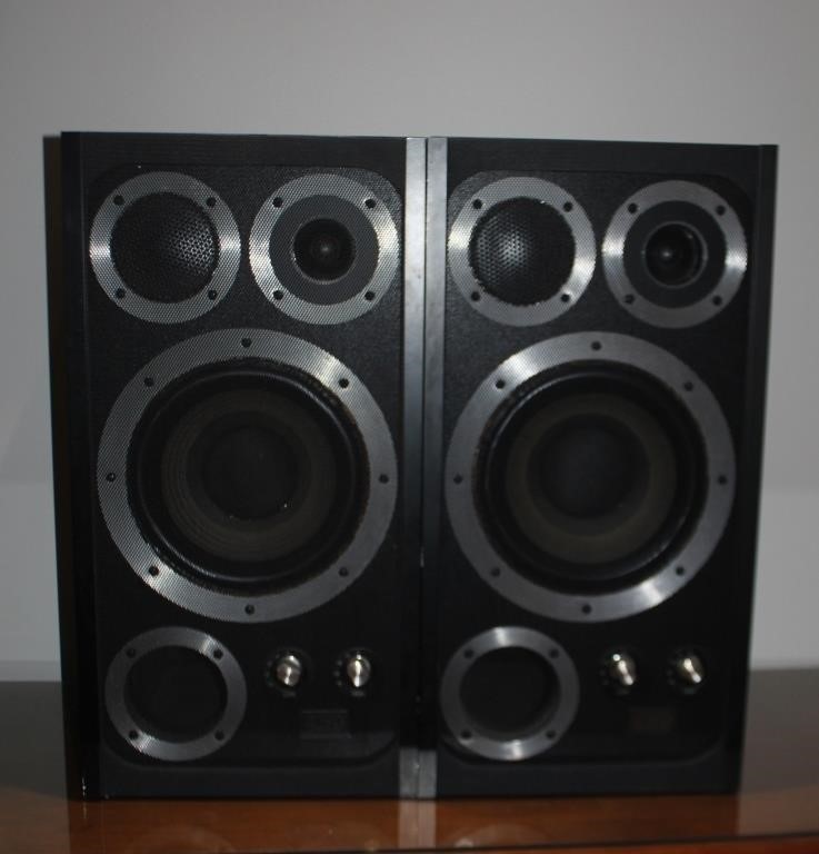 Two speakers made in England by Rank Hi-Fi,