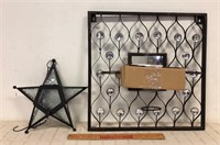 HOME DECOR - STAR CANDLE HOLDER & MORE
